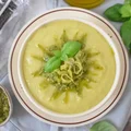 Zupa krem z pora z pesto