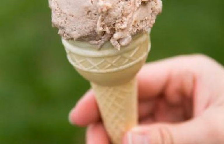 Lody bananowo kakaowe