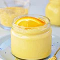 Budyń jaglany z pomarańczą