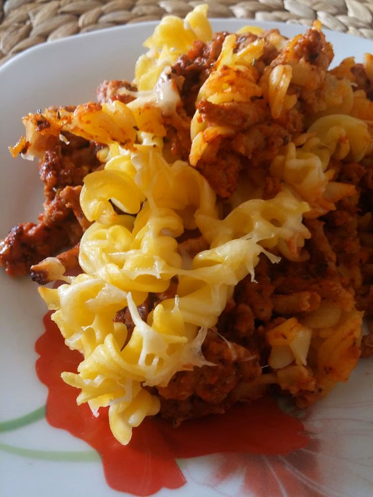 Bezglutenowa zapiekanka makaronowa