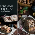 Orzechowe ciasto ze śliwkami na maślance