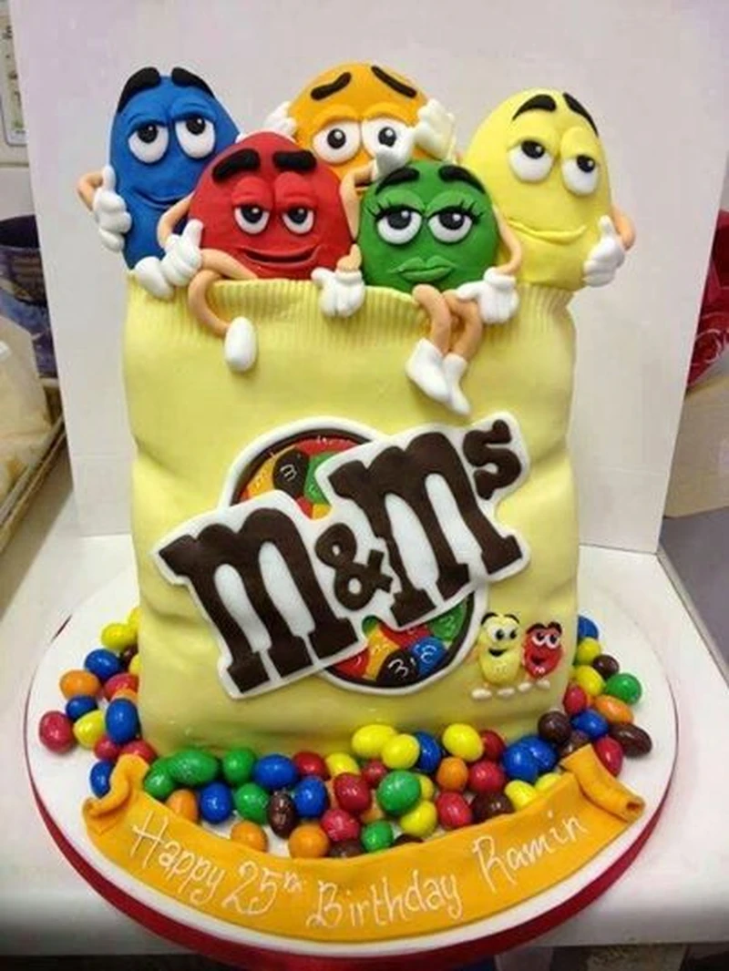 Torcik m&ms