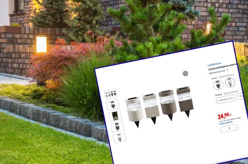 Ta nowoczesna lampka solarna z Lidla to gorący hit! Za 24,99 zł i bez kabli stworzysz ogród lub balkon jak z Instagrama