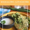 Pieczone naleśniki brokułowo-szpinakowe
