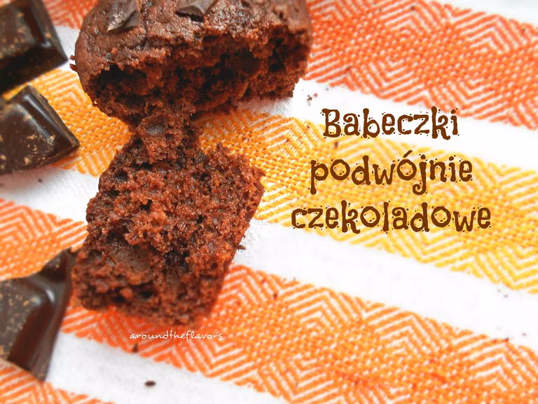 Babeczki podwójnie czekoladowe
