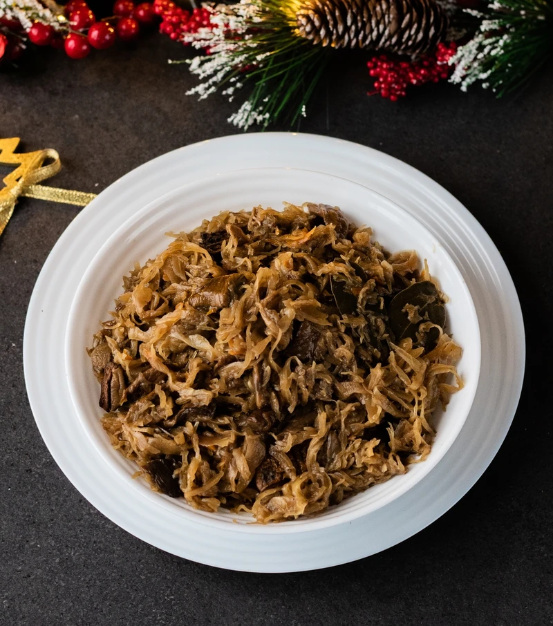 Kapusta wigilijna z grzybami