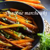 Smażona kolorowa marchewka