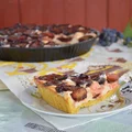 Tarta śliwkowa z budyniową pianką