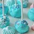 Cake pops w stylu Frozen
