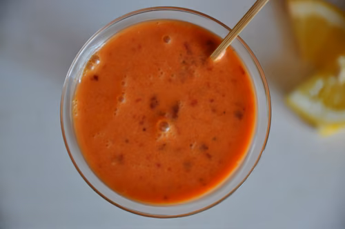 Marchewkowe smoothie z imbirem