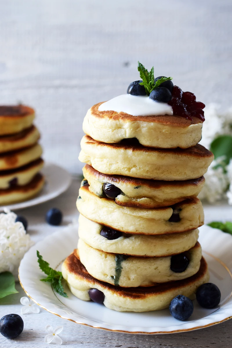 Pancakes z borówkami