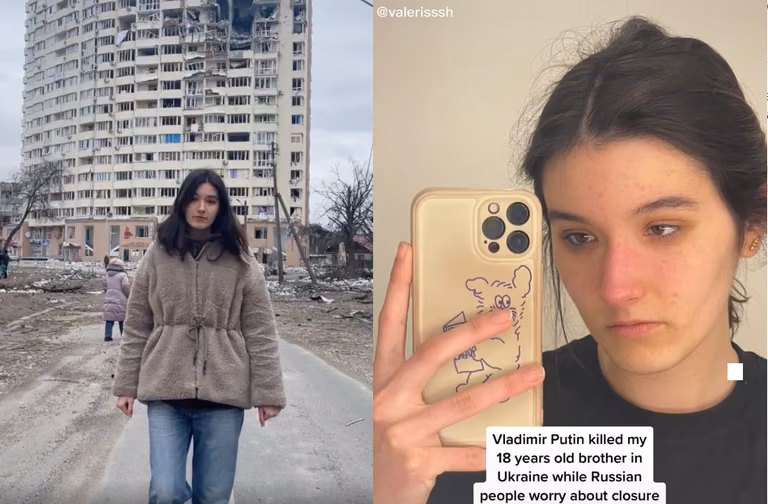 Ukraińska tiktokerka poinformowała o śmierci 18-letniego brata