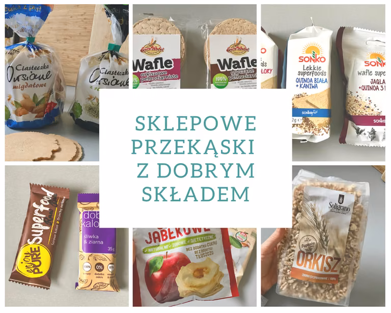 Gotowe przekąski dla dzieci z dobrym składem