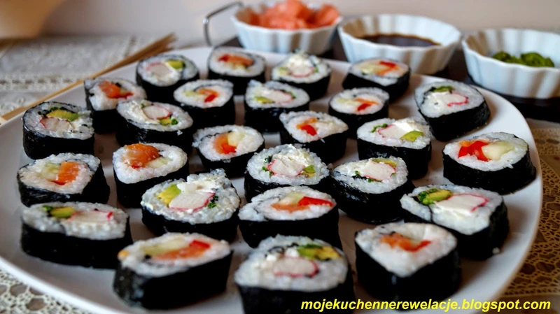 Sushi na Walentynkową kolację