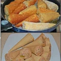 Rożki z mięsem mielonym