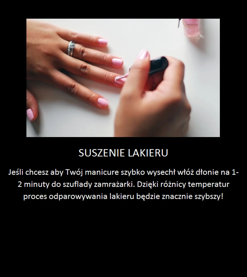 Ekspresowe wysuszenie lakieru !