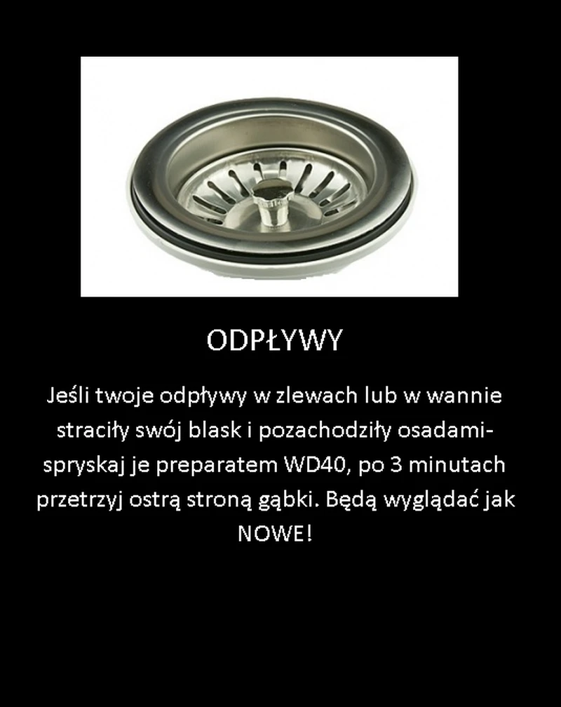 Usuń osad z odpływu