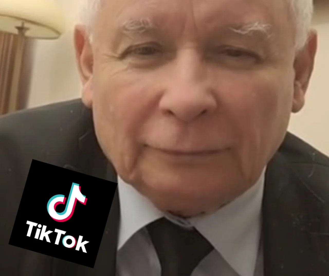 Nagranie z Jarosławem Kaczyńskim hitem TikToka!