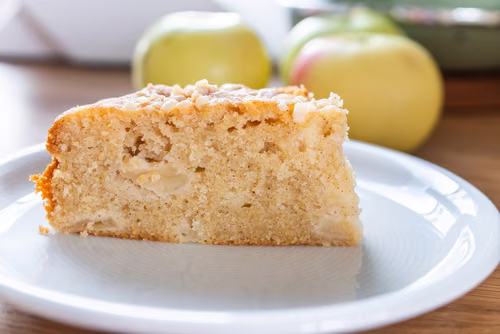 Bezglutenowe ciasto z jabłkami i migdałmi