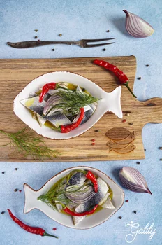 Marynowany śledź na ostro z chili