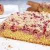 Ucierane ciasto z truskawkami (bez glutenu)