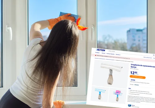 Ten gadżet z Action za 12,95 zł to wiosenny hit! Myje okna bez smug i oszczędza masę czasu
