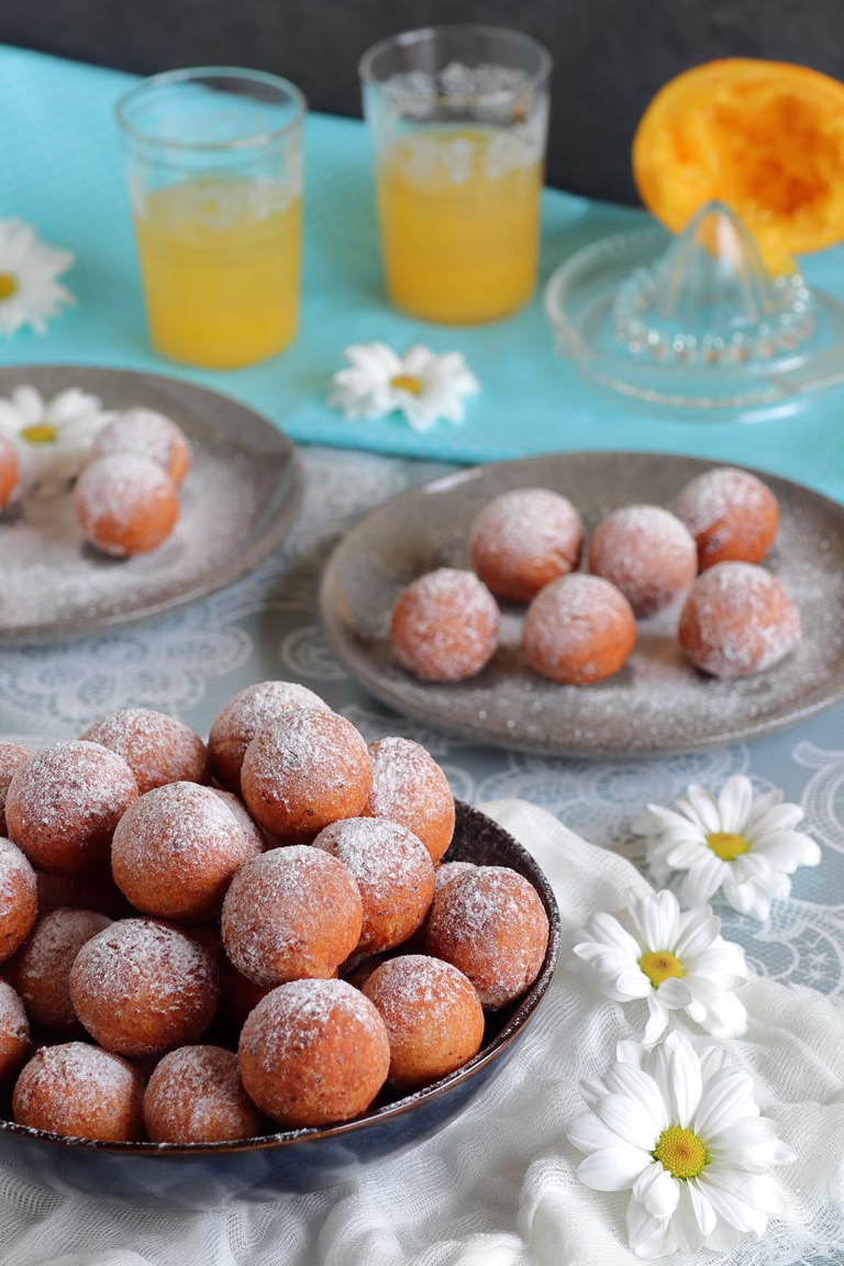 Pączki serowe z cytrusami