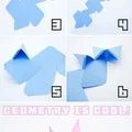 Geometryczna gwiazda – pomysł na dekorację