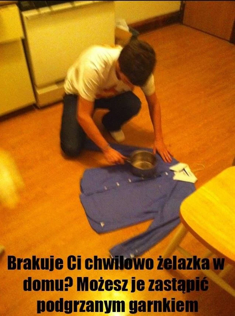 Nie masz żelazka