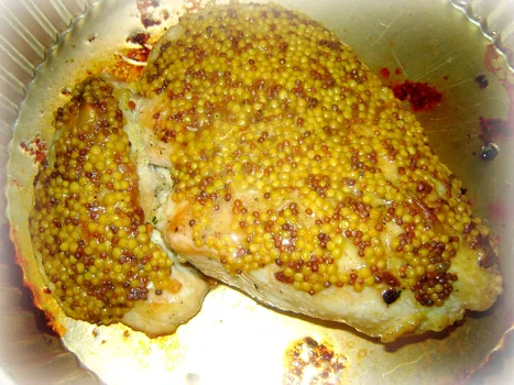 Filet z kurczaka w musztardowej skorupie