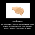 Jak usunąć plamy z pudru lub podkładu
