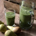 Koktajl - gruszka, szpinak, kiwi, młody jęczmień