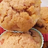 Muffinki z truskawkami i białą czekoladą