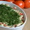 Sałatka z surimi i makaronem chińskim