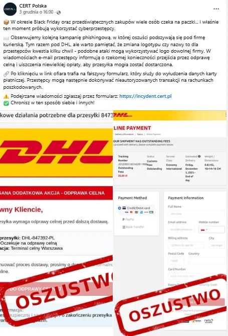 Zdjęcie Polacy masowo otrzymują te SMS-y w grudniu! Dopłata 1 zł do świątecznej paczki może mieć tragiczne konsekwencje #1