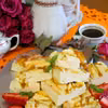 Waniliowy sernik z mango
