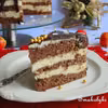 Tort piernikowy z masą serową