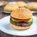 Bułki hamburgerowe na zakwasie (bez glutenu)