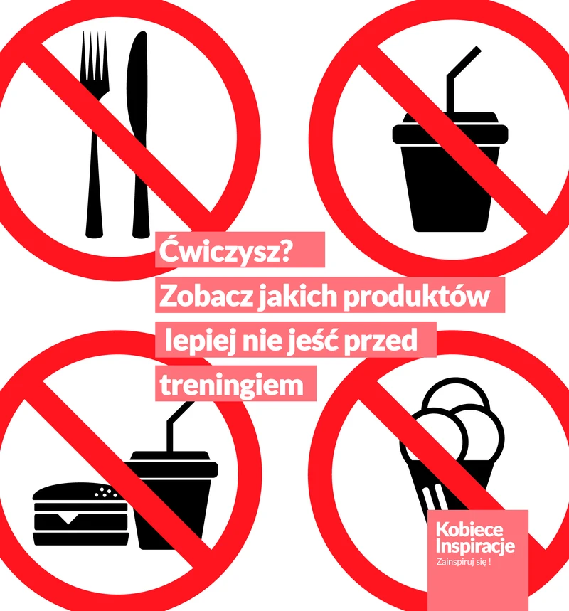 Ćwiczysz? Zobacz jakich produktów lepiej nie jeść przed treningiem.
