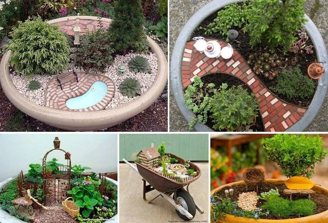 Mini ogródki - dużo inspiracji