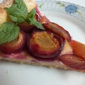 Tarta ze śliwką i budyniem