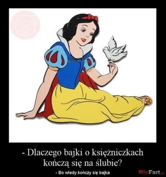 Dlaczego bajki kończą się ślubem?