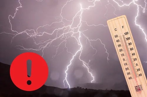 Alerty pogodowe dla niemal całej Polski! IMGW ostrzega przed burzami, ulewami i upałem!