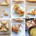 Rożki z ciasta francuskiego z jabłkami