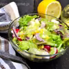 LEKKA SAŁATKA Z SELEREM NACIOWYM I SAŁATĄ (263 KCAL)