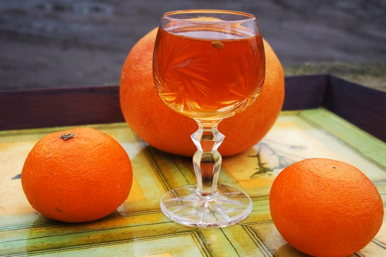 Pomarańczowa, domowa nalewka na święta