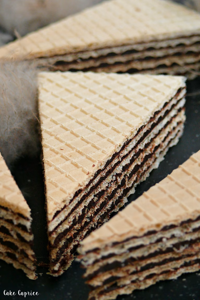 Wafle z mlekiem w proszku