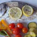 Dorada pieczona w soli
