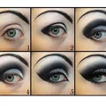 Make up w czerni i bieli