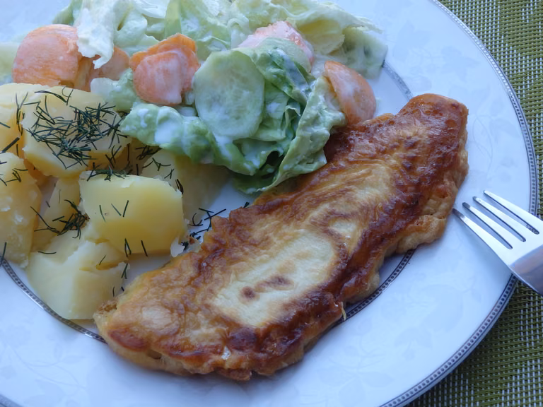 Ryba smażona w cieście piwnym